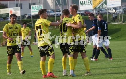 Fussball 1. Klasse D. Bad St. Leonhard gegen Eitweg .  Torjubel Patrick Schlacher  (Bad St. Leonhard),  St. Bad St. Leonhard, am 8.6.2024.
Foto: Kuess
www.qspictures.net
---
pressefotos, pressefotografie, kuess, qs, qspictures, sport, bild, bilder, bilddatenbank