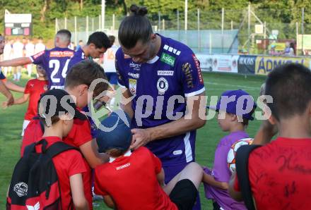 Fussball Testspiel. SK Austria Klagenfurt gegen Treibach.  Niklas Szerencsi  (Klagenfurt).  Gurnitz, am 28.6.2024.
Foto: Kuess
www.qspictures.net
---
pressefotos, pressefotografie, kuess, qs, qspictures, sport, bild, bilder, bilddatenbank