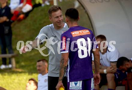 Fussball Testspiel. SK Austria Klagenfurt gegen Treibach. Co-Trainer Martin Lassnig,  (Klagenfurt).  Gurnitz, am 28.6.2024.
Foto: Kuess
www.qspictures.net
---
pressefotos, pressefotografie, kuess, qs, qspictures, sport, bild, bilder, bilddatenbank