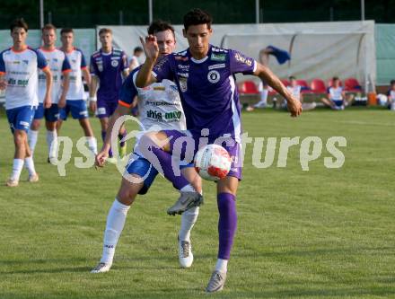 Fussball Testspiel. SK Austria Klagenfurt gegen Treibach.  Sebastian Guerra Soto,  (Klagenfurt).  Gurnitz, am 28.6.2024.
Foto: Kuess
www.qspictures.net
---
pressefotos, pressefotografie, kuess, qs, qspictures, sport, bild, bilder, bilddatenbank