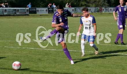 Fussball Testspiel. SK Austria Klagenfurt gegen Treibach.  David Toshevski (Klagenfurt).  Gurnitz, am 28.6.2024.
Foto: Kuess
www.qspictures.net
---
pressefotos, pressefotografie, kuess, qs, qspictures, sport, bild, bilder, bilddatenbank