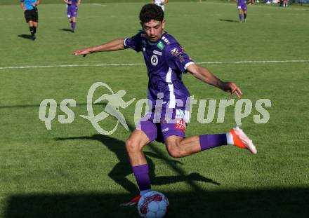 Fussball Testspiel. SK Austria Klagenfurt gegen Treibach. Ben Bobzien  (Klagenfurt).  Gurnitz, am 28.6.2024.
Foto: Kuess
www.qspictures.net
---
pressefotos, pressefotografie, kuess, qs, qspictures, sport, bild, bilder, bilddatenbank