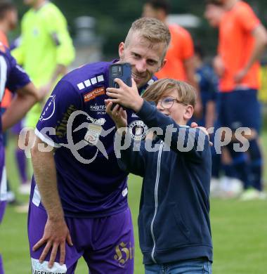 Fussball Testspiel. SC Hermagor gegen SK Austria Klagenfurt.  Christopher Cvetko (Klagenfurt). Hermagor, am 3.7.2024.
Foto: Kuess
www.qspictures.net
---
pressefotos, pressefotografie, kuess, qs, qspictures, sport, bild, bilder, bilddatenbank