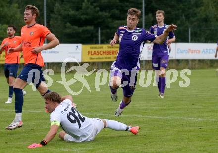 Fussball Testspiel. SC Hermagor gegen SK Austria Klagenfurt.  Laurenz Dehl (Klagenfurt). Hermagor, am 3.7.2024.
Foto: Kuess
www.qspictures.net
---
pressefotos, pressefotografie, kuess, qs, qspictures, sport, bild, bilder, bilddatenbank