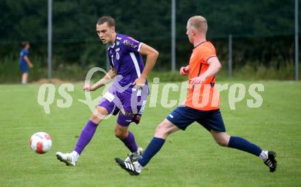 Fussball Testspiel. SC Hermagor gegen SK Austria Klagenfurt. Niklas Szerencsi  (Klagenfurt). Hermagor, am 3.7.2024.
Foto: Kuess
www.qspictures.net
---
pressefotos, pressefotografie, kuess, qs, qspictures, sport, bild, bilder, bilddatenbank