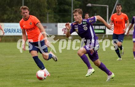 Fussball Testspiel. SC Hermagor gegen SK Austria Klagenfurt.  Laurenz Dehl (Klagenfurt). Hermagor, am 3.7.2024.
Foto: Kuess
www.qspictures.net
---
pressefotos, pressefotografie, kuess, qs, qspictures, sport, bild, bilder, bilddatenbank