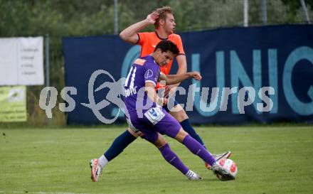 Fussball Testspiel. SC Hermagor gegen SK Austria Klagenfurt. Sebastian Guerra Soto (Klagenfurt). Hermagor, am 3.7.2024.
Foto: Kuess
www.qspictures.net
---
pressefotos, pressefotografie, kuess, qs, qspictures, sport, bild, bilder, bilddatenbank