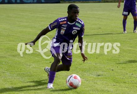 Fussball Testspiel. SC Hermagor gegen SK Austria Klagenfurt. Solomon Bonnah (Klagenfurt). Hermagor, am 3.7.2024.
Foto: Kuess
www.qspictures.net
---
pressefotos, pressefotografie, kuess, qs, qspictures, sport, bild, bilder, bilddatenbank