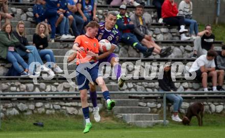 Fussball Testspiel. SC Hermagor gegen SK Austria Klagenfurt. Niklas Szerencsi  (Klagenfurt). Hermagor, am 3.7.2024.
Foto: Kuess
www.qspictures.net
---
pressefotos, pressefotografie, kuess, qs, qspictures, sport, bild, bilder, bilddatenbank