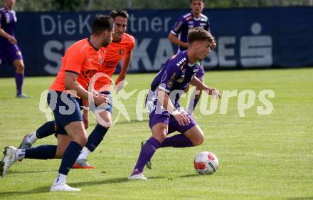 Fussball Testspiel. SC Hermagor gegen SK Austria Klagenfurt.  Laurenz Dehl (Klagenfurt). Hermagor, am 3.7.2024.
Foto: Kuess
www.qspictures.net
---
pressefotos, pressefotografie, kuess, qs, qspictures, sport, bild, bilder, bilddatenbank