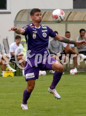 Fussball Testspiel. SC Hermagor gegen SK Austria Klagenfurt. David Toshevski (Klagenfurt). Hermagor, am 3.7.2024.
Foto: Kuess
www.qspictures.net
---
pressefotos, pressefotografie, kuess, qs, qspictures, sport, bild, bilder, bilddatenbank