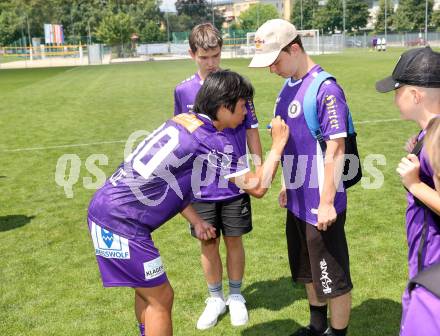 Fussball Bundesliga. Tag der offenen Tuer. SK Austria Klagenfurt.  Min-Young Lee. Klagenfurt, am 6.7.2024.
Foto: Kuess
www.qspictures.net
---
pressefotos, pressefotografie, kuess, qs, qspictures, sport, bild, bilder, bilddatenbank