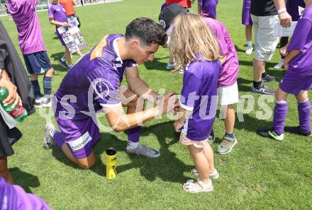 Fussball Bundesliga. Tag der offenen Tuer. SK Austria Klagenfurt.  Sebastian Guerra Soto. Klagenfurt, am 6.7.2024.
Foto: Kuess
www.qspictures.net
---
pressefotos, pressefotografie, kuess, qs, qspictures, sport, bild, bilder, bilddatenbank