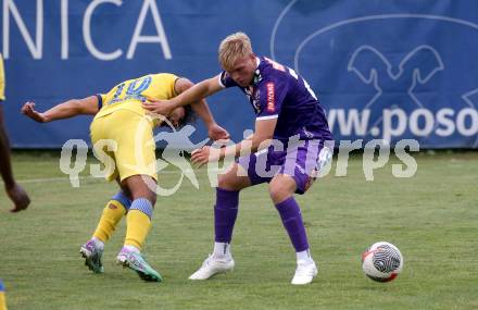 Fussball Testspiel. SK Austria Klagenfurt gegen NK Koper. Jonas Kuehn  (Klagenfurt). Welzenegg, am 13.7.2024.
Foto: Kuess
www.qspictures.net
---
pressefotos, pressefotografie, kuess, qs, qspictures, sport, bild, bilder, bilddatenbank