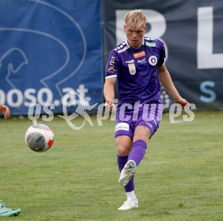 Fussball Testspiel. SK Austria Klagenfurt gegen NK Koper.  Jonas Kuehn (Klagenfurt). Welzenegg, am 13.7.2024.
Foto: Kuess
www.qspictures.net
---
pressefotos, pressefotografie, kuess, qs, qspictures, sport, bild, bilder, bilddatenbank