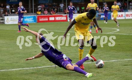 Fussball Testspiel. SK Austria Klagenfurt gegen NK Koper.  Laurenz Dehl (Klagenfurt). Welzenegg, am 13.7.2024.
Foto: Kuess
www.qspictures.net
---
pressefotos, pressefotografie, kuess, qs, qspictures, sport, bild, bilder, bilddatenbank