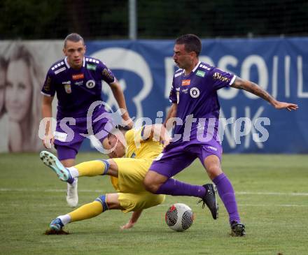 Fussball Testspiel. SK Austria Klagenfurt gegen NK Koper.   Kosmas Gkezos (Klagenfurt). Welzenegg, am 13.7.2024.
Foto: Kuess
www.qspictures.net
---
pressefotos, pressefotografie, kuess, qs, qspictures, sport, bild, bilder, bilddatenbank