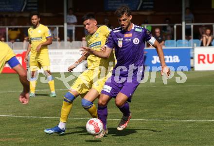 Fussball Testspiel. SK Austria Klagenfurt gegen NK Koper.  Thorsten Mahrer (Klagenfurt). Welzenegg, am 13.7.2024.
Foto: Kuess
www.qspictures.net
---
pressefotos, pressefotografie, kuess, qs, qspictures, sport, bild, bilder, bilddatenbank