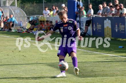 Fussball Testspiel. SK Austria Klagenfurt gegen NK Koper. Jonas Kuehn  (Klagenfurt). Welzenegg, am 13.7.2024.
Foto: Kuess
www.qspictures.net
---
pressefotos, pressefotografie, kuess, qs, qspictures, sport, bild, bilder, bilddatenbank