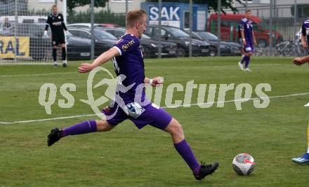 Fussball Testspiel. SK Austria Klagenfurt gegen NK Koper.  Christopher CVetko (Klagenfurt). Welzenegg, am 13.7.2024.
Foto: Kuess
www.qspictures.net
---
pressefotos, pressefotografie, kuess, qs, qspictures, sport, bild, bilder, bilddatenbank