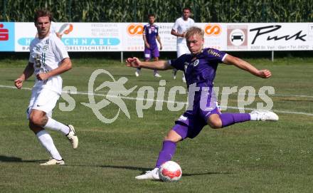 Fussball Testspiel. SK Austria Klagenfurt gegen Leoben.  Jonas Kuehn (Klagenfurt). Glanegg, am 17.7.2024.
Foto: Kuess
www.qspictures.net
---
pressefotos, pressefotografie, kuess, qs, qspictures, sport, bild, bilder, bilddatenbank