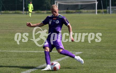 Fussball Testspiel. SK Austria Klagenfurt gegen Leoben. Jonas Kuehn  (Klagenfurt). Glanegg, am 17.7.2024.
Foto: Kuess
www.qspictures.net
---
pressefotos, pressefotografie, kuess, qs, qspictures, sport, bild, bilder, bilddatenbank