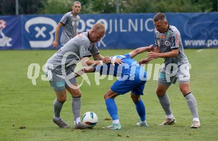 Fussball Testspiel SK Austria Klagenfurt gegen Rizespor. Florian Jaritz, Christopher Wernitznig (Klagenfurt). Welzenegg, am 20.7.2024.
Foto: Kuess
www.qspictures.net
---
pressefotos, pressefotografie, kuess, qs, qspictures, sport, bild, bilder, bilddatenbank