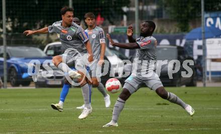 Fussball Testspiel SK Austria Klagenfurt gegen Rizespor. Simon Straudi, Iba May (Klagenfurt). Welzenegg, am 20.7.2024.
Foto: Kuess
www.qspictures.net
---
pressefotos, pressefotografie, kuess, qs, qspictures, sport, bild, bilder, bilddatenbank