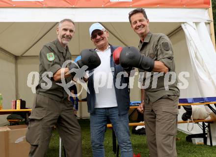 Tag des Sports. Joe Tiger Pachler, Gernot Dreier. Villach, 3.7.2024
Foto: Kuess
www.qspictures.net
---
pressefotos, pressefotografie, kuess, qs, qspictures, sport, bild, bilder, bilddatenbank