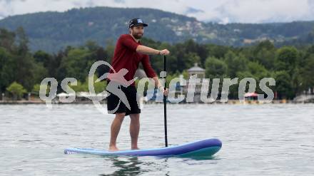 Schi Alpin. Wasserschi. OESV Medientermin.  Marco Schwarz. Poertschach, am 4.7.2024.
Foto: Kuess
www.qspictures.net
---
pressefotos, pressefotografie, kuess, qs, qspictures, sport, bild, bilder, bilddatenbank