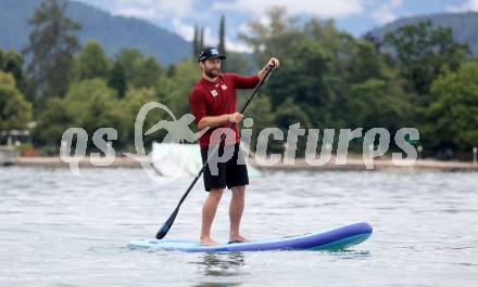 Schi Alpin. Wasserschi. OESV Medientermin.  Marco Schwarz. Poertschach, am 4.7.2024.
Foto: Kuess
www.qspictures.net
---
pressefotos, pressefotografie, kuess, qs, qspictures, sport, bild, bilder, bilddatenbank