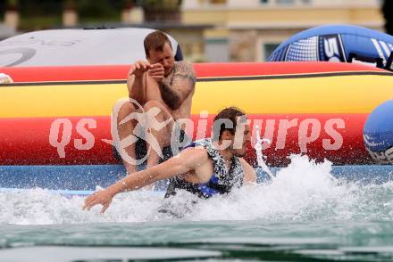 Schi Alpin. Wasserschi. OESV Medientermin.  Manuel Feller, Stefan Brennsteiner. Poertschach, am 4.7.2024.
Foto: Kuess
www.qspictures.net
---
pressefotos, pressefotografie, kuess, qs, qspictures, sport, bild, bilder, bilddatenbank