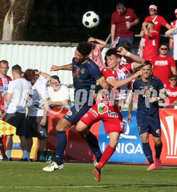 Fussball OEFB Cup. Velden gegen GAK. Roland Putsche  (Velden),  Thorsten Schriebl (GAK). Villach, am 26.7.2024.
Foto: Kuess
www.qspictures.net
---
pressefotos, pressefotografie, kuess, qs, qspictures, sport, bild, bilder, bilddatenbank