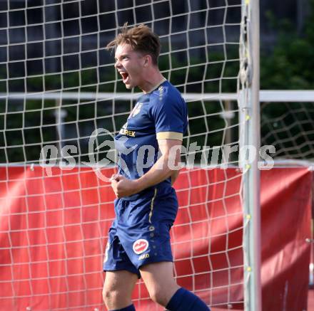 Fussball OEFB Cup. Velden gegen GAK.  Torjubel Nicolas Manuel Modritz (Velden),   Villach, am 26.7.2024.
Foto: Kuess
www.qspictures.net
---
pressefotos, pressefotografie, kuess, qs, qspictures, sport, bild, bilder, bilddatenbank