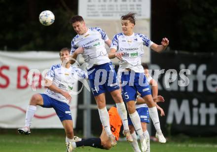 Fussball. Regionalliga. Treibach gegen SPG Wallern/St. Marienkirchen. Hanno Ulrich Wachernig, Marius Leo Maierhofer  (Treibach),   Treibach, am 2.8.2024.
Foto: Kuess
www.qspictures.net
---
pressefotos, pressefotografie, kuess, qs, qspictures, sport, bild, bilder, bilddatenbank