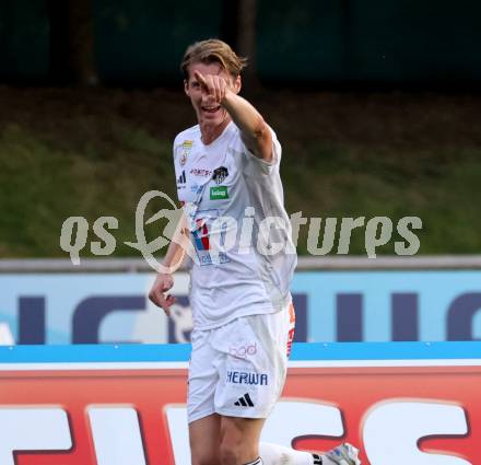 Fussball Bundesliga. WAC gegen SK Austria Klagenfurt. Torjubel Simon Piesinger  (WAC),     Wolfsberg, am 3.8.2024.
Foto: Kuess
www.qspictures.net
---
pressefotos, pressefotografie, kuess, qs, qspictures, sport, bild, bilder, bilddatenbank