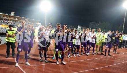 Fussball Bundesliga. WAC gegen SK Austria Klagenfurt.  (Klagenfurt).  Wolfsberg, am 3.8.2024.
Foto: Kuess
www.qspictures.net
---
pressefotos, pressefotografie, kuess, qs, qspictures, sport, bild, bilder, bilddatenbank