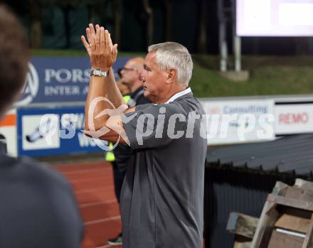 Fussball Bundesliga. WAC gegen SK Austria Klagenfurt.  Trainer Peter Pacult  (Klagenfurt).  Wolfsberg, am 3.8.2024.
Foto: Kuess
www.qspictures.net
---
pressefotos, pressefotografie, kuess, qs, qspictures, sport, bild, bilder, bilddatenbank