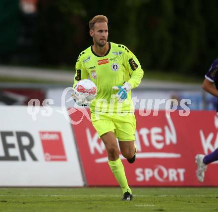 Fussball Bundesliga. WAC gegen SK Austria Klagenfurt. Marco Knaller  (Klagenfurt).  Wolfsberg, am 3.8.2024.
Foto: Kuess
www.qspictures.net
---
pressefotos, pressefotografie, kuess, qs, qspictures, sport, bild, bilder, bilddatenbank