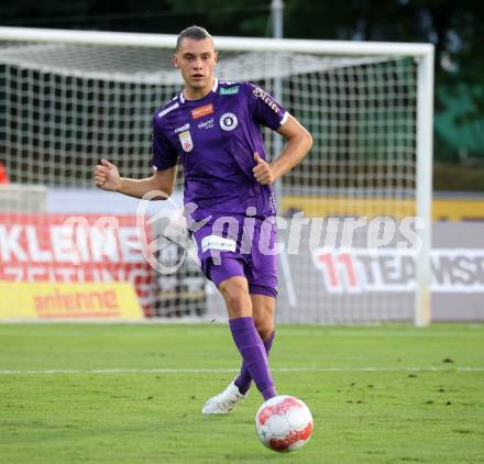 Fussball Bundesliga. WAC gegen SK Austria Klagenfurt.  Niklas Szerencsi (Klagenfurt).  Wolfsberg, am 3.8.2024.
Foto: Kuess
www.qspictures.net
---
pressefotos, pressefotografie, kuess, qs, qspictures, sport, bild, bilder, bilddatenbank