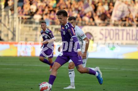 Fussball Bundesliga. WAC gegen SK Austria Klagenfurt. Phillip Wydra  (Klagenfurt).  Wolfsberg, am 3.8.2024.
Foto: Kuess
www.qspictures.net
---
pressefotos, pressefotografie, kuess, qs, qspictures, sport, bild, bilder, bilddatenbank