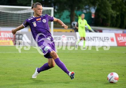 Fussball Bundesliga. WAC gegen SK Austria Klagenfurt. Niklas Szerencsi  (Klagenfurt).  Wolfsberg, am 3.8.2024.
Foto: Kuess
www.qspictures.net
---
pressefotos, pressefotografie, kuess, qs, qspictures, sport, bild, bilder, bilddatenbank