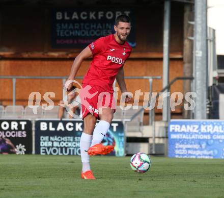 Fussball Kaerntner Liga. SAK gegen Velden. Leo Ejup  (SAK),  Welzenegg, am 10.8.2024.
Foto: Kuess
www.qspictures.net
---
pressefotos, pressefotografie, kuess, qs, qspictures, sport, bild, bilder, bilddatenbank