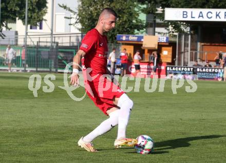 Fussball Kaerntner Liga. SAK gegen Velden.  Zoran Vukovic  (SAK),  Welzenegg, am 10.8.2024.
Foto: Kuess
www.qspictures.net
---
pressefotos, pressefotografie, kuess, qs, qspictures, sport, bild, bilder, bilddatenbank