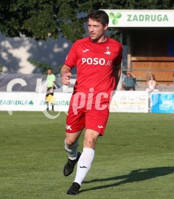 Fussball Kaerntner Liga. SAK gegen Velden.  Nace Erzen (SAK),   Welzenegg, am 10.8.2024.
Foto: Kuess
www.qspictures.net
---
pressefotos, pressefotografie, kuess, qs, qspictures, sport, bild, bilder, bilddatenbank