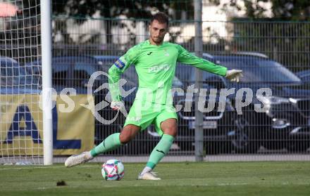 Fussball Kaerntner Liga. SAK gegen Velden.  Kristijan Kondic (SAK),   Welzenegg, am 10.8.2024.
Foto: Kuess
www.qspictures.net
---
pressefotos, pressefotografie, kuess, qs, qspictures, sport, bild, bilder, bilddatenbank