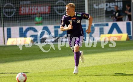 Fussball Bundesliga. SK Austria Klagenfurt gegen SK Rapid. Jonas Kuehn (Klagenfurt).  Klagenfurt, am 11.8.2024.
Foto: Kuess
www.qspictures.net
---
pressefotos, pressefotografie, kuess, qs, qspictures, sport, bild, bilder, bilddatenbank