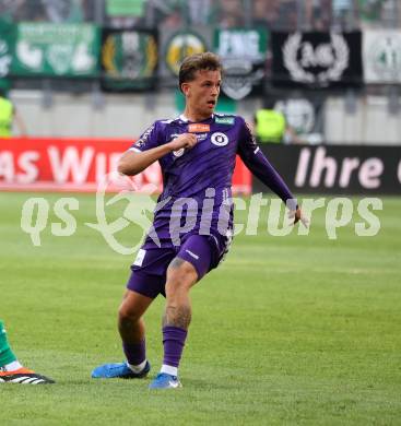 Fussball Bundesliga. SK Austria Klagenfurt gegen SK Rapid.  Phillip Wydra (Klagenfurt).  Klagenfurt, am 11.8.2024.
Foto: Kuess
www.qspictures.net
---
pressefotos, pressefotografie, kuess, qs, qspictures, sport, bild, bilder, bilddatenbank