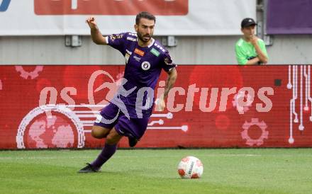 Fussball Bundesliga. SK Austria Klagenfurt gegen SK Puntigamer Sturm Graz. Kosmas Gkezos (Klagenfurt).   Klagenfurt, am 17.8.2024.
Foto: Kuess
www.qspictures.net
---
pressefotos, pressefotografie, kuess, qs, qspictures, sport, bild, bilder, bilddatenbank