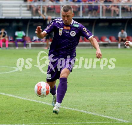 Fussball Bundesliga. SK Austria Klagenfurt gegen SK Puntigamer Sturm Graz. Christopher Wernitznig (Klagenfurt).   Klagenfurt, am 17.8.2024.
Foto: Kuess
www.qspictures.net
---
pressefotos, pressefotografie, kuess, qs, qspictures, sport, bild, bilder, bilddatenbank